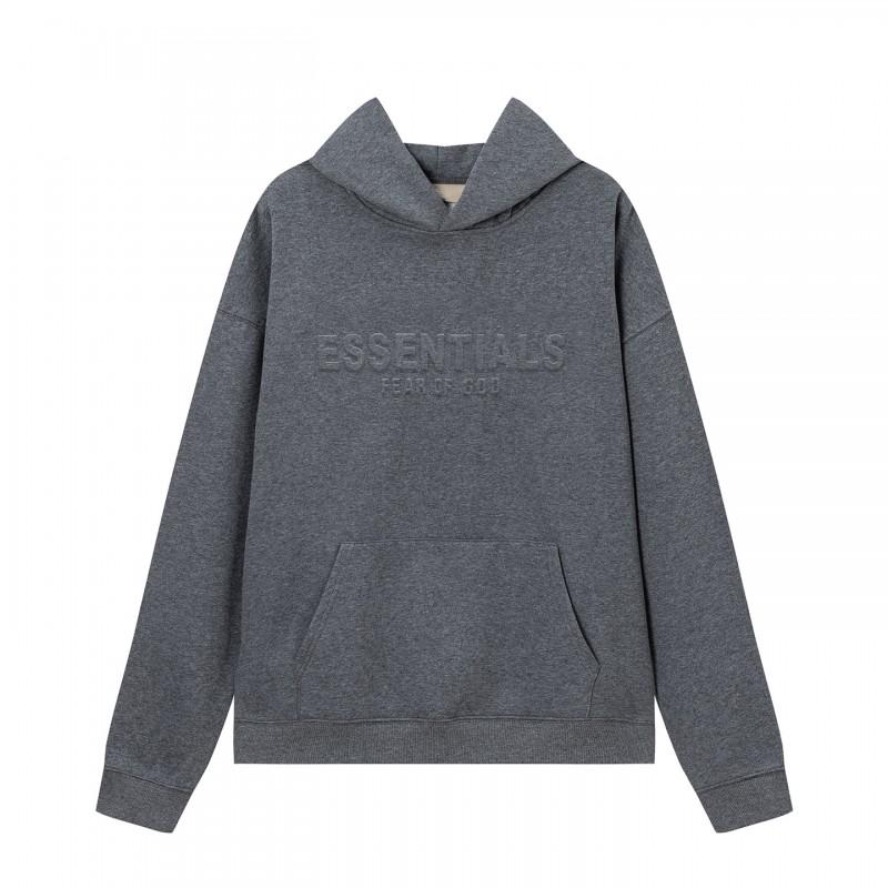 FOG ESSENTIALS Fleece Hooded Sweatshirt Loose Fit Streetwear Men