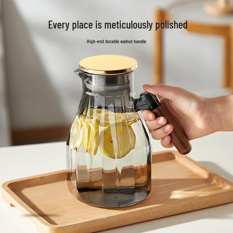 YIHUTEA High Borosilicate Glass Water Pitcher