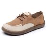 2025 New Women's Shoes Color Blocking Versatile Casual Breathable Women's Shoes Soft Sole Wear-resistant Anti Slip Single Shoe