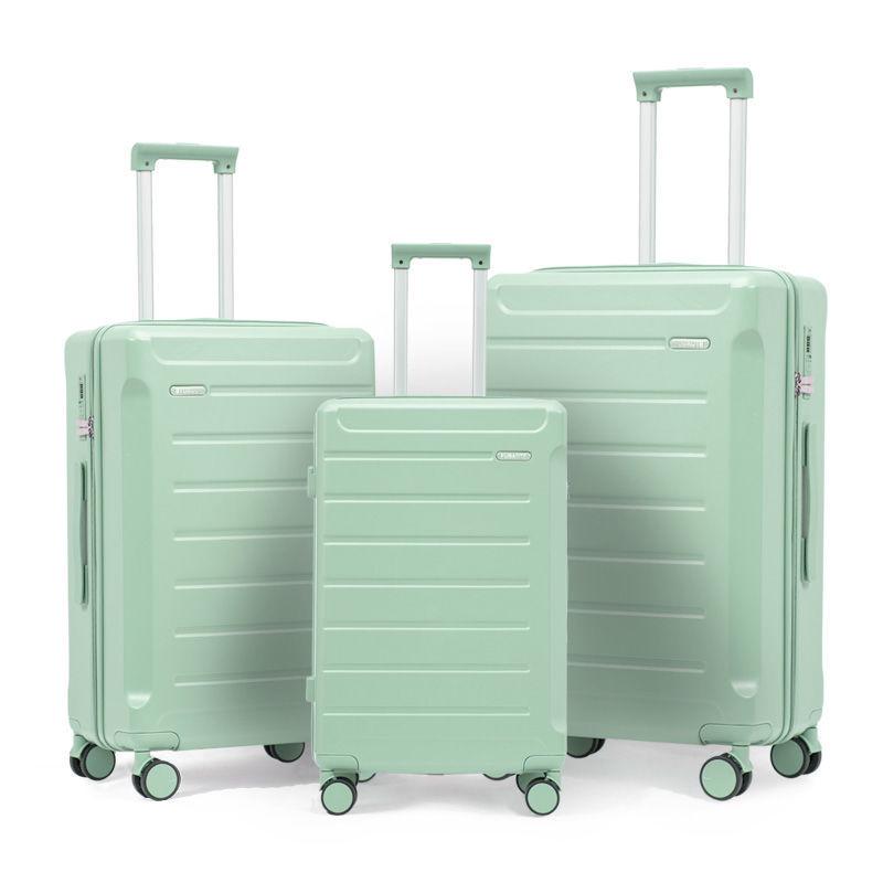 Sturdy and Durable Three-Piece Luggage Set with Anti-Collision Corners: 20, 24, 28 Inch Sizes