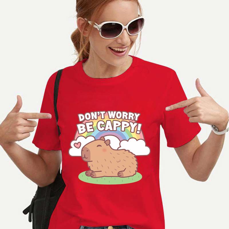 Funny Peace Baseball Duck Print Femei Tricou Harajuku Streetwear Mânecă scurtă Animal Gâscă Moda Casual Haine Tricou de vară