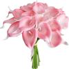 Mini Calla Lily Faux Flower Wedding Bouquet and Home Decor Prop