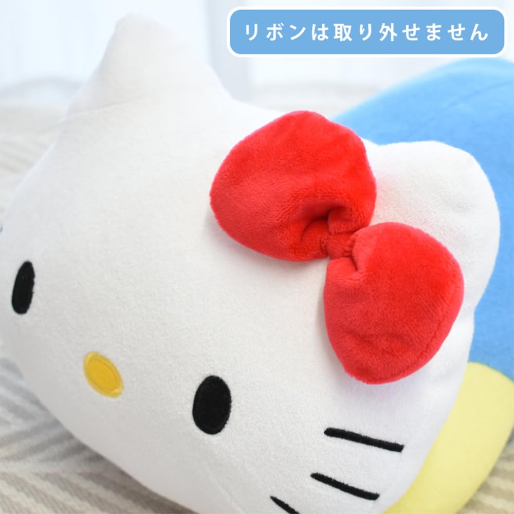 Nishikawa Hello Kitty Body Body Birthday Gift Pillow, Cute, Washable, Plush, Pillow, Character, Sanrio, Kids, Juniors, Children, Girls, Present,