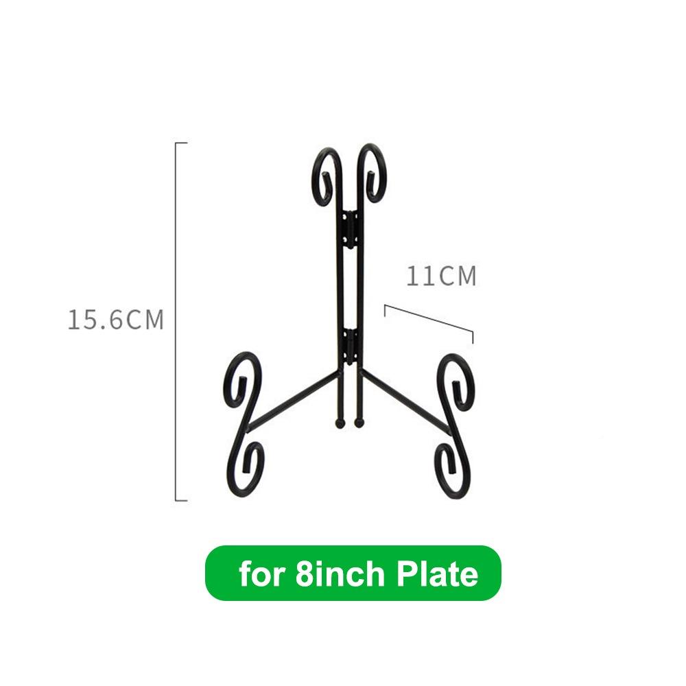 

Foldable Display Stand Iron Metal Easel Rack Durable Book Holder Vinyl Table Top Display for 8inch Plate