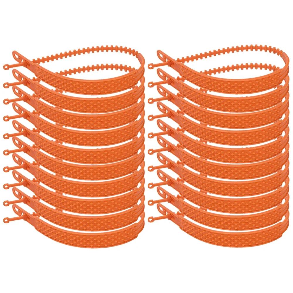 20/10pcs Snow Chain Widen Thicken Car Tire Crawler Type Plastic Anti-skid Chain Winter Wheel Tyre Anti-Slip Ties Emergency Tools