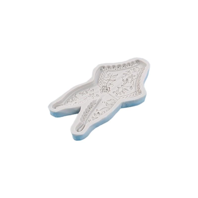 Clothes and Hats Sugar Chocolate Fondant Mold Diy Baking Manual Glue- Dripping Mold Food Grade Silicone Fondant Mould