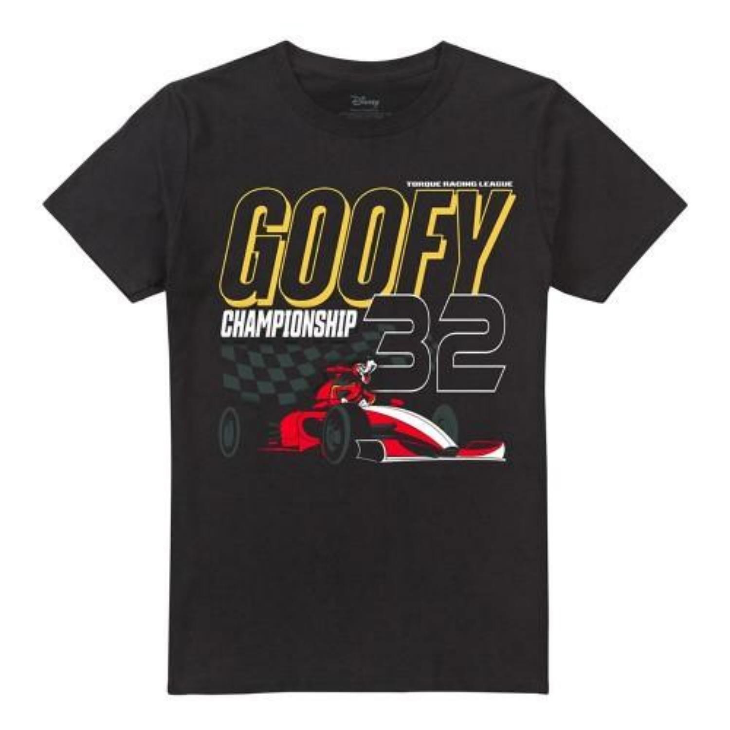 Disney Unisex Adult Monaco Goofy Racing T-Shirt XXXXL
