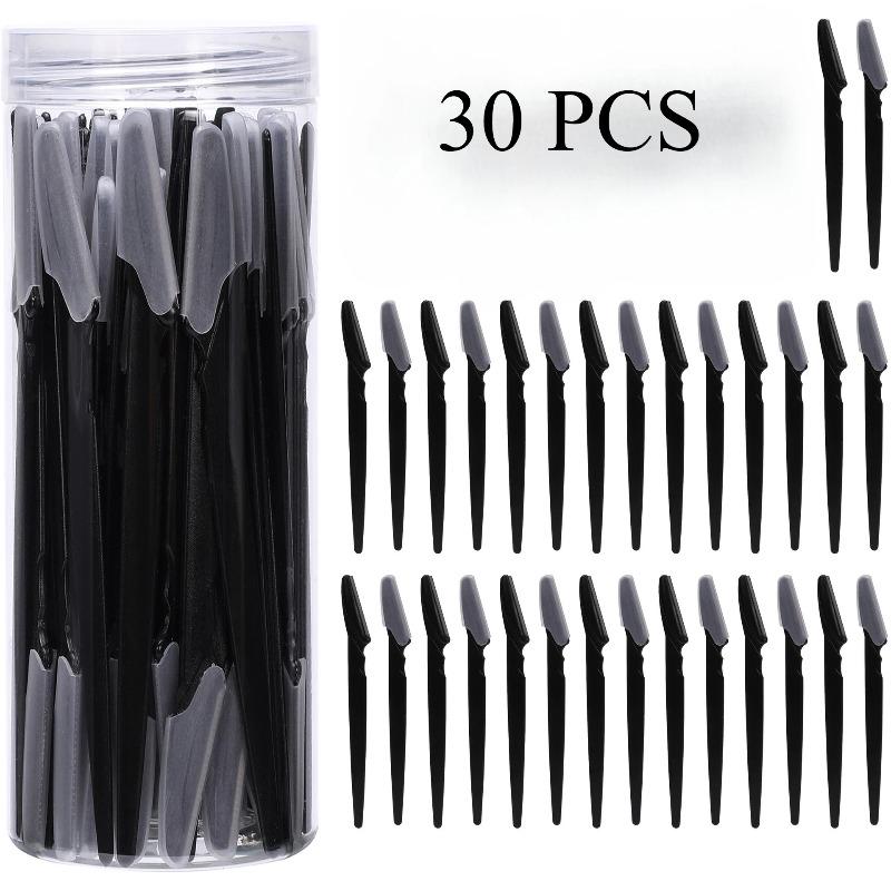 3/30/40Pcs Eyebrow Trimmer Makeup Beauty Tools Safe Eye Brow Razor Face Body Hair Removal Shaver Blades Eyebrows Shaping Knife