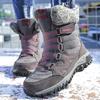 Plus Size Women's High-Top Snow Boots – Autumn/Winter Bestseller, Velvet Lined and Warm.