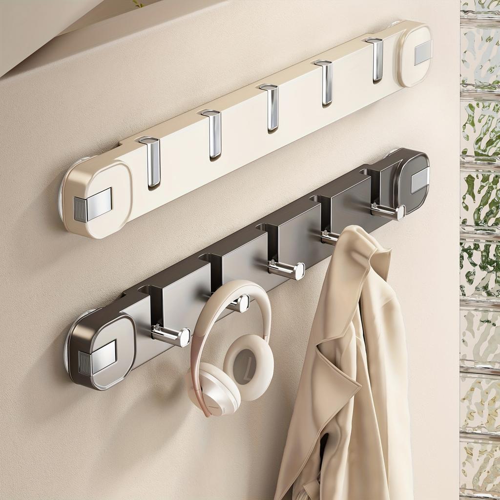 Strong Vacuum Suction Cup Hook, No Punching Hole, Movable Folding Hook Behind The Door, Entrance Coat, Hat, Key, Umbrella Hook