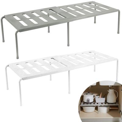 Rekbaar Opbergrek voor Kast Planken Ruimtebesparend Multifunctioneel Garderobe Kast Decoratieve Planken Kast Houders voor Thuis