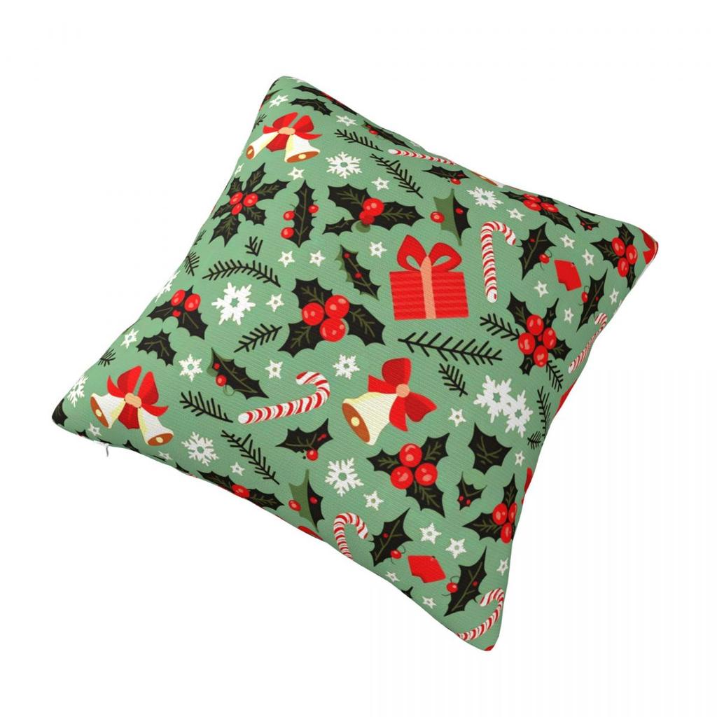 Pillow Cover Plaid & Holiday Christmas Design Cushion Cover Vintage Pillow Case For Chair Sofa Home Decoration Pillowcases