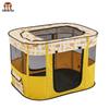 Rectangular Folding Pet Cage with Bed for Dogs & Cats