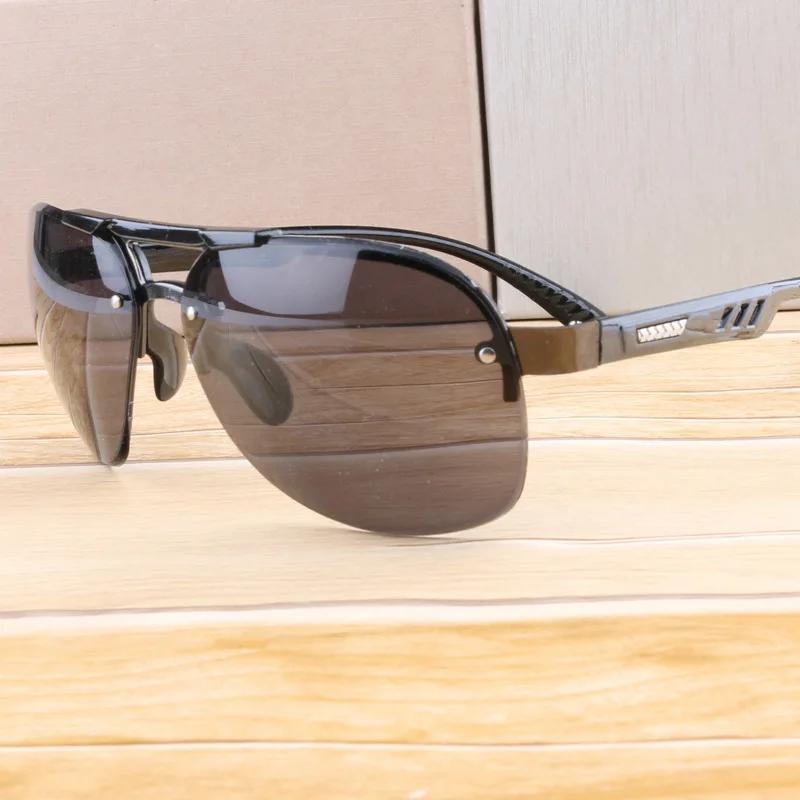 Classic Gradient Lens Sunglasses Men Women Luxury Driving Pilot Sunglasses Fashion Rimless Sun Glasses Female Male Eyewear UV400