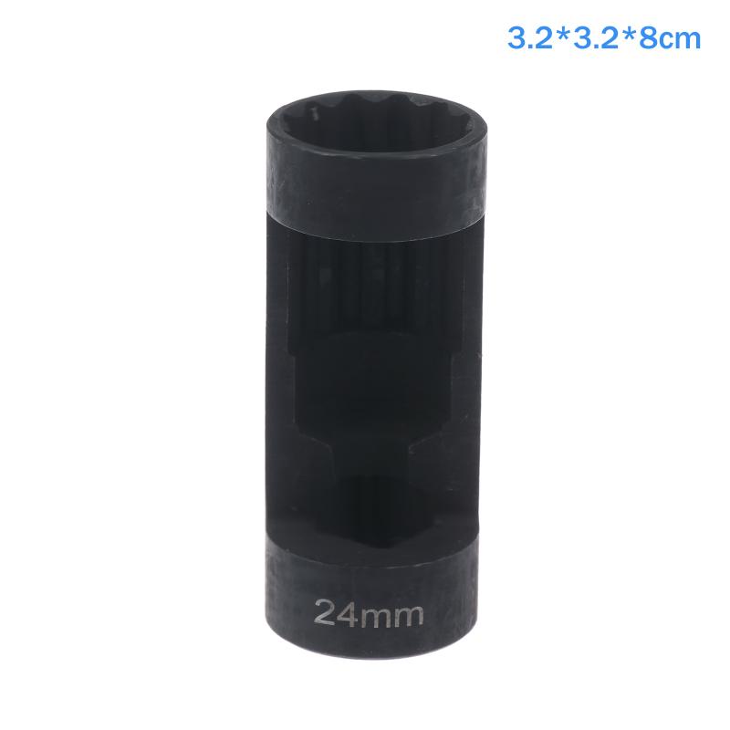 16-24Mm Suspension Strut Socket Tool For Removing Locking Strut Nuts 12 Point 1/2" Drive Shock Absorber Socket Car Repair Tool