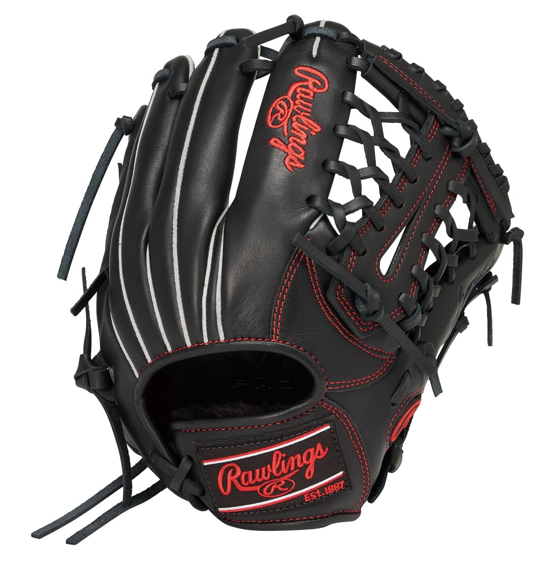 

Бейсбольная перчатка Rawlings HYPER TECH R9 SERIES Черная Размер L, Софтбол, Юниорская, Детская, GJ5R9N8L, [Универсальная], (Бросок левой рукой) чёрный