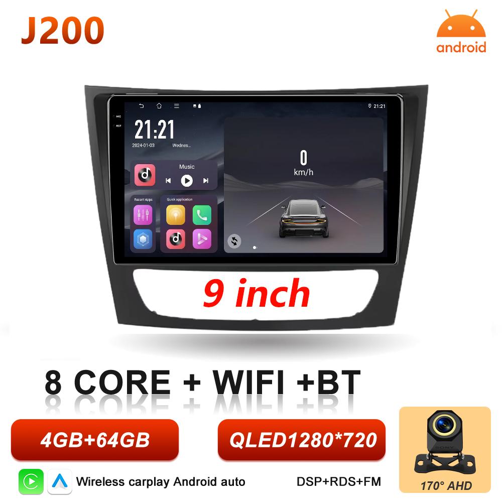 Car Stereo Navigation For Mercedes Benz E Class S211 W211 CLS Class C219 2002-2010 Wireless Carplay Car Radio Android Head Unit