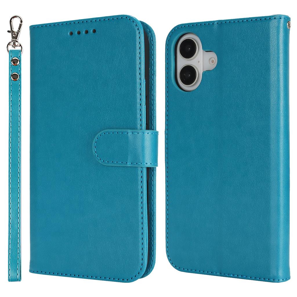 For iPhone 16 Plus Case R61 Texture Wallet Leather Flip Phone Cover