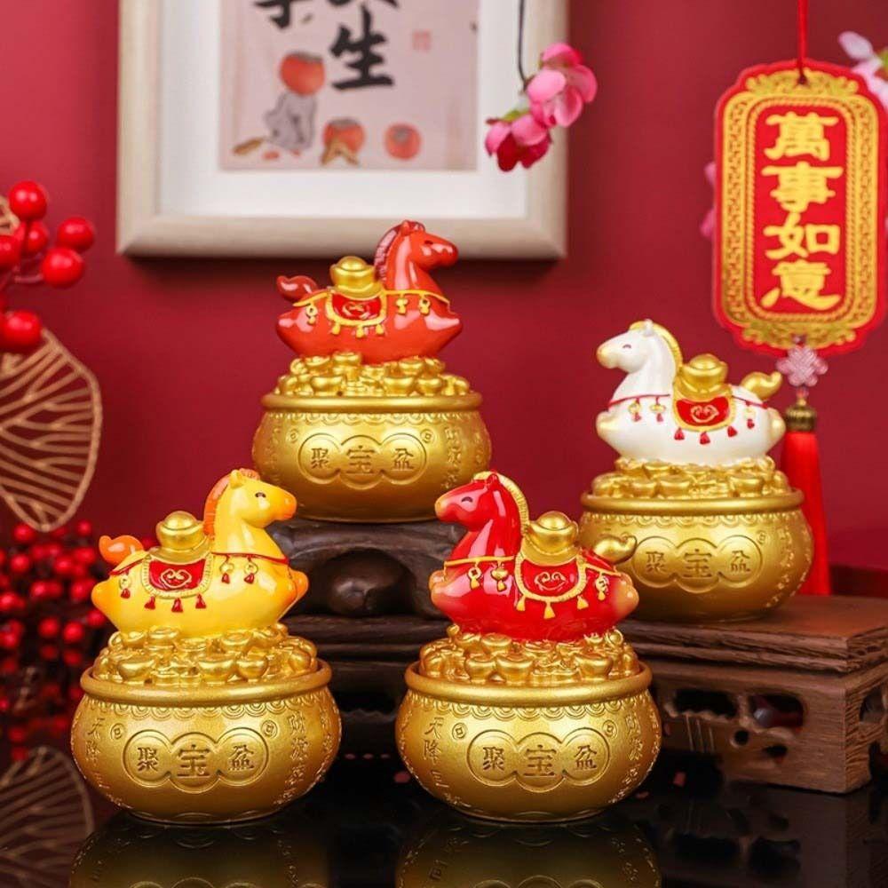 Table Decoration 2026 Horse Year Mascot Chinese Style Horse Figures Ornament  Spring Festival