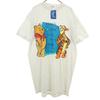 Unused Pooh 90s Disney Old Short Sleeve One Piece FREE Gray T-shirt Women Used