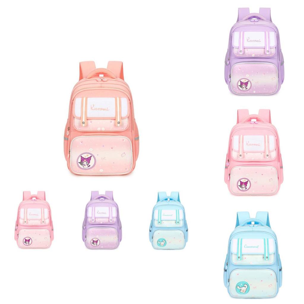 Adorable Lightweight Nylon School Backpack With Cartoon Design For Girls And Boys