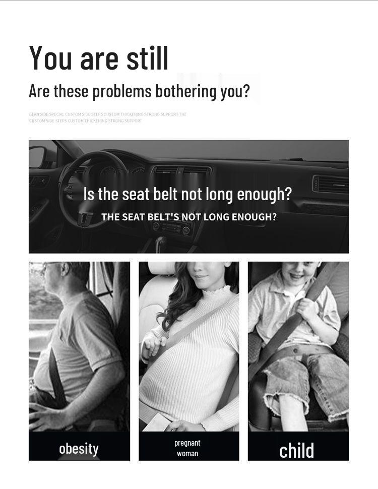 Multifunctional Seat Belt Extender with Window-Breaking Connector