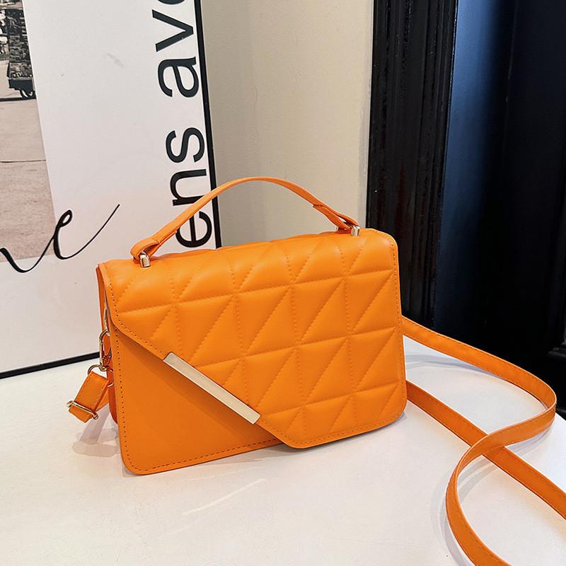 

Chic Versatile Small Square Bag Stylish Handheld Shoulder Crossbody Pu Purse For Women