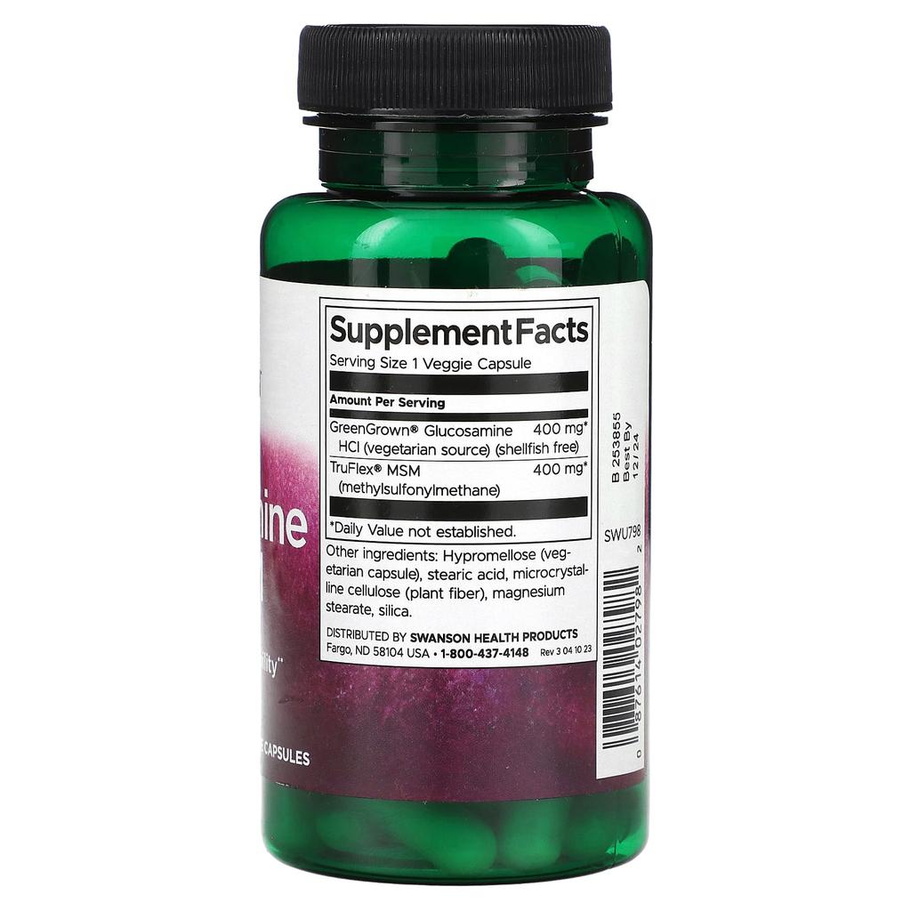 Glucosamine & Msm, 60 Veggie Caps