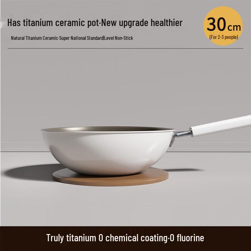 Titanium Ceramic Non-stick Wok
