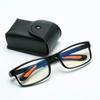 TR90 High Definition Resin Presbyopic Glasses Portable Folding Square Frame Anti-blue Reading Glasses Fashion Far Sight Glasses
