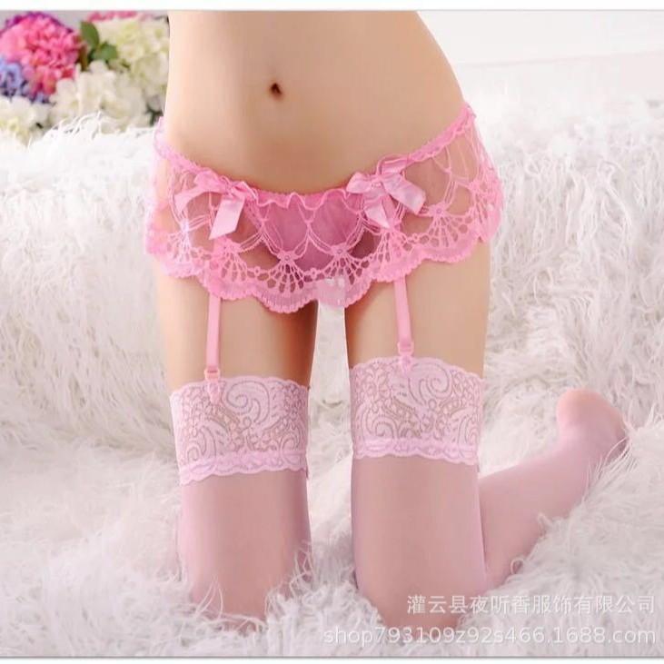 Night Scented Garter Belt Sexy lace transparent stockings Does not include stockings Direct supply agent