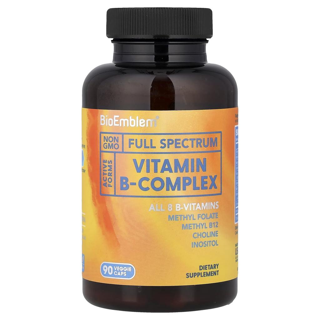 BioEmblem, Vitamin B Complex, 90 Veggie Capsules