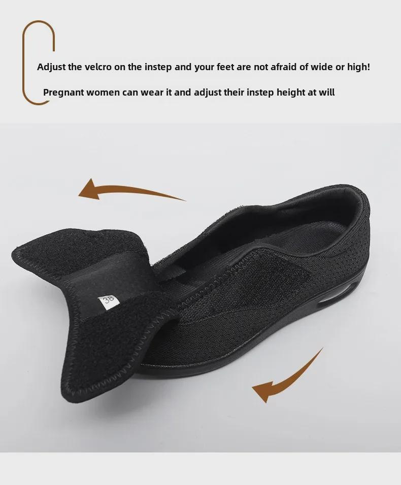 2024 Damen Klettverschluss Mesh Walking Schuhe - Atmungsaktiv, Weiche Sohle, Lässiger Komfort für Frühling & Herbst