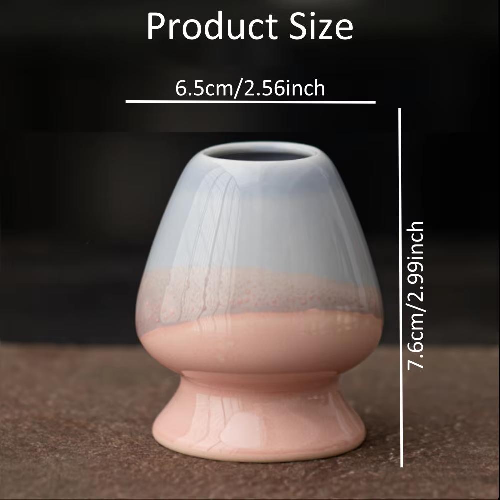 Matcha Whisk Stand, Matcha Whisk Stand Ceramic Holder for Bamboo Matcha Chasen for Tea Set Accessories
