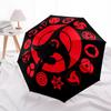 NARUTO Automatic Folding Umbrella with Sturdy Iron Frame, Portable Compact Travel Umbrella All-Season Use Parties 0807041