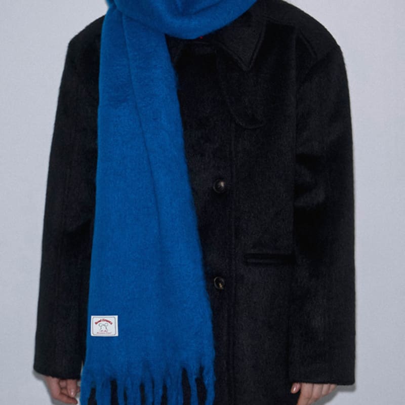 Rosefrantz Breiter Langer Schal [Kobaltblau]