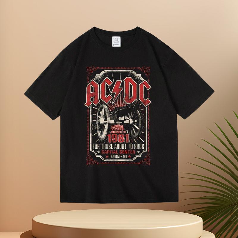 Summer New Cotton Short Sleeve Printed T-shirt for Men and Women Rock Pink Floyd Band Pink Floyd Printed T-shirt