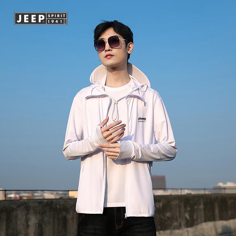 JEEP SPIRIT Men s Ice Silk Sun Protection Outdoor Jacket 3XL
