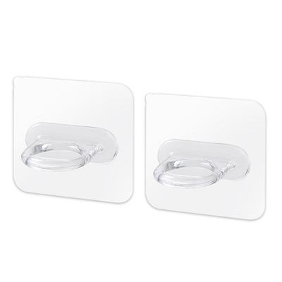 Appendiabiti da parete 2 kg, autoadesivi, trasparenti, per cucina, bagno, portasciugamani, organizer per porte senza tracce