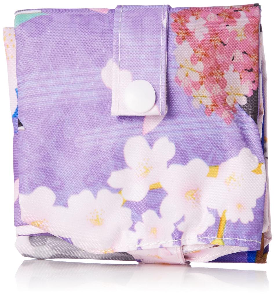 Nor Corporation Eco Japanese with Storage Maiko X Osaka Castle H X W X D Blue Bag, Pattern, Foldable, Pouch, Design, ECZ-7-01, 50.0 39.0 9.0 Cm,