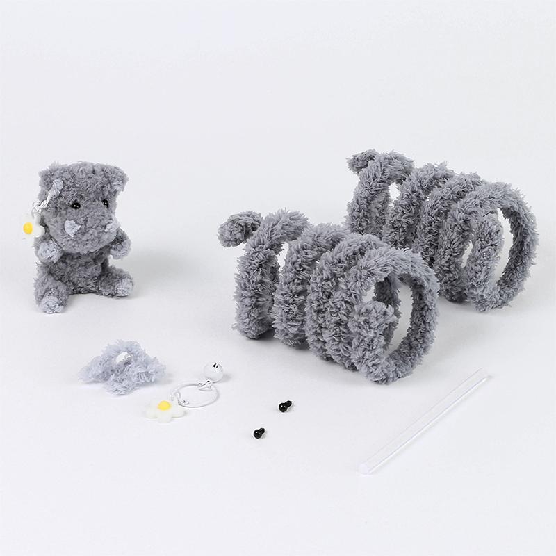 Cute Animal Hand-Made Material Set Bold Plush Twist Stick Handmade Diy Doll Set Material Package Children Friends Birthday Gift