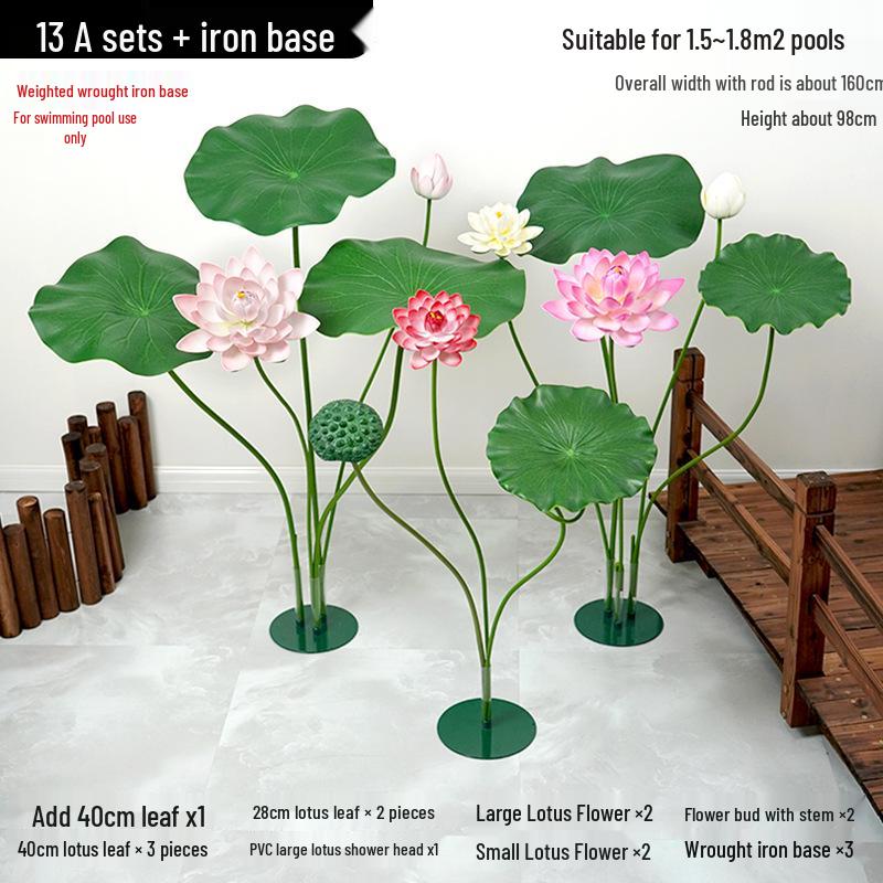 EVA Lotus und Lotusblatt Tanz Requisiten für Teich Bühnenbild Dekoration