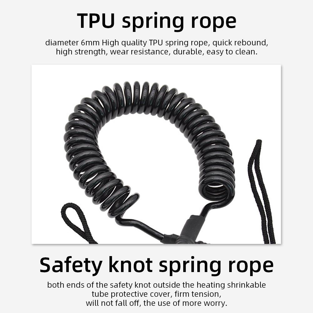 Hydrofoil Surfbräda Midjerep Surfkoppel 6 mm Elektrisk Surfbräda Rep För Vattensporter Hydrofoil Surfbräda Midjerep