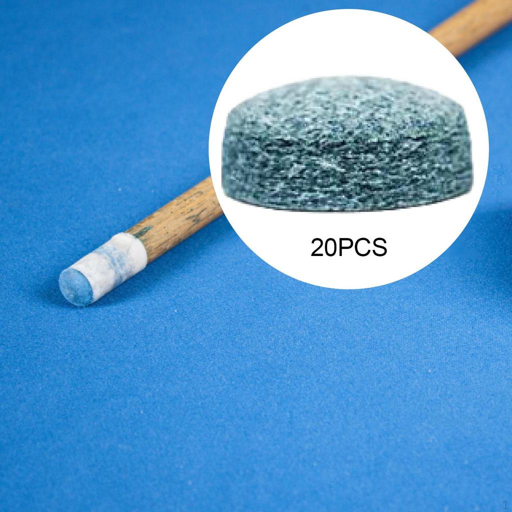 20 Pieces Billiards Cue Tips Pool Accessories Replacement Repair Tools for Repairing Outdoor