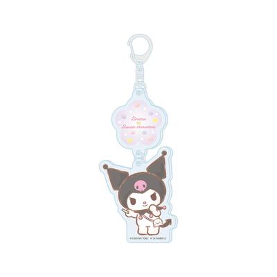 Shirotan X Sanrio Characters 05 Kuromi [Collaboration Illustration] Linked Acrylic Keychain