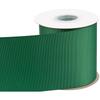 [Tekdeere]Width 100mm Solid Forest Green Grosgrain Ribbon, Perfect for Gift Wrapping, Sewing, Hair Accessories, Wedding Decorations - 22 Meters/roll