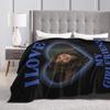 Off Campus Allie Hayes Flannel Throw Blankets  Blankets for Bed Travel Super Soft Bedspread,