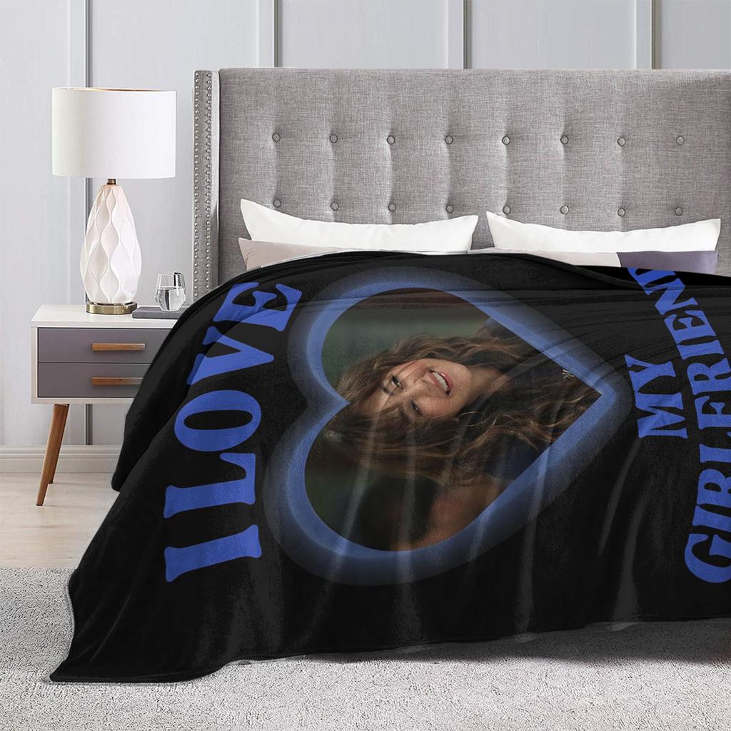 Off Campus Allie Hayes Flannel Throw Blankets Blankets for Bed Travel Super Soft Bedspread,