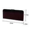 [Inden-ya] Inden Wallet, Billfold, Long Wallet, Coin Pocket, Deerskin, Lacquered, Crafts, No. 2107 ([21-017] Black with Red Lacquer, Diamond and