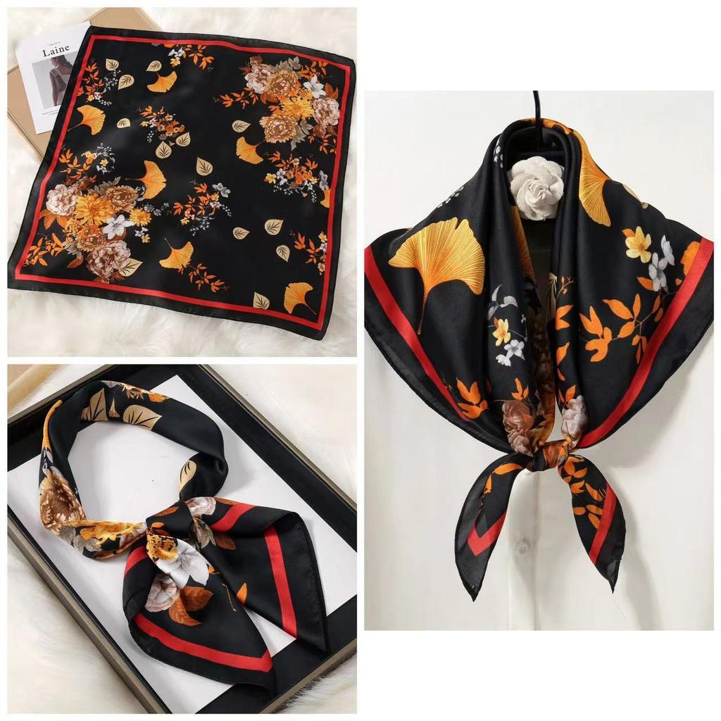 Eleganti Foulard di Seta da Donna Con Centinaia di Camicie, Assistenti di Volo, Decorazione Professionale, Protezione del Collo, Foulard, 70 Foulard Quadrati Piccoli.